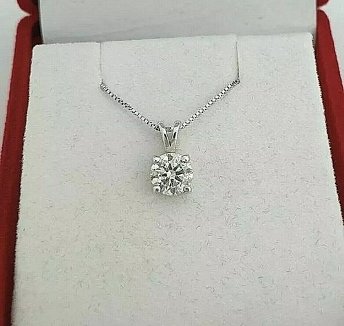 Collana solitario oro - in,